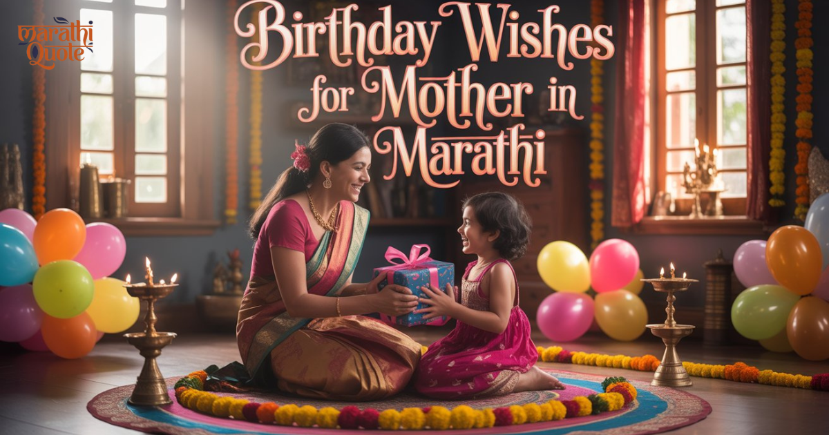 Birthday Wishes For Mother In Marathi |आईसाठी वाढदिवसाच्या हार्दिक शुभेच्छा