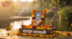 Bhavpurna Shradhanjali In Marathi – भावपूर्ण श्रद्धांजली संदेश मराठी