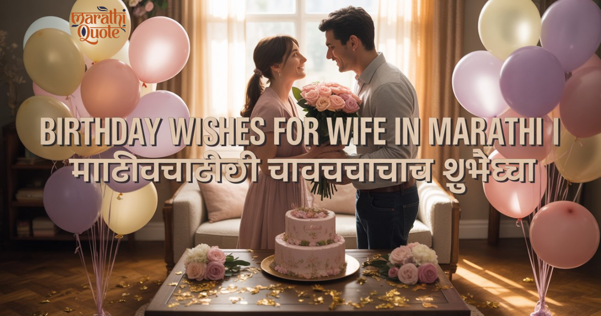 Top 50 Birthday Wishes for Wife in Marathi | मराठीत पत्नीसाठी वाढदिवसाच्या शुभेच्छा
