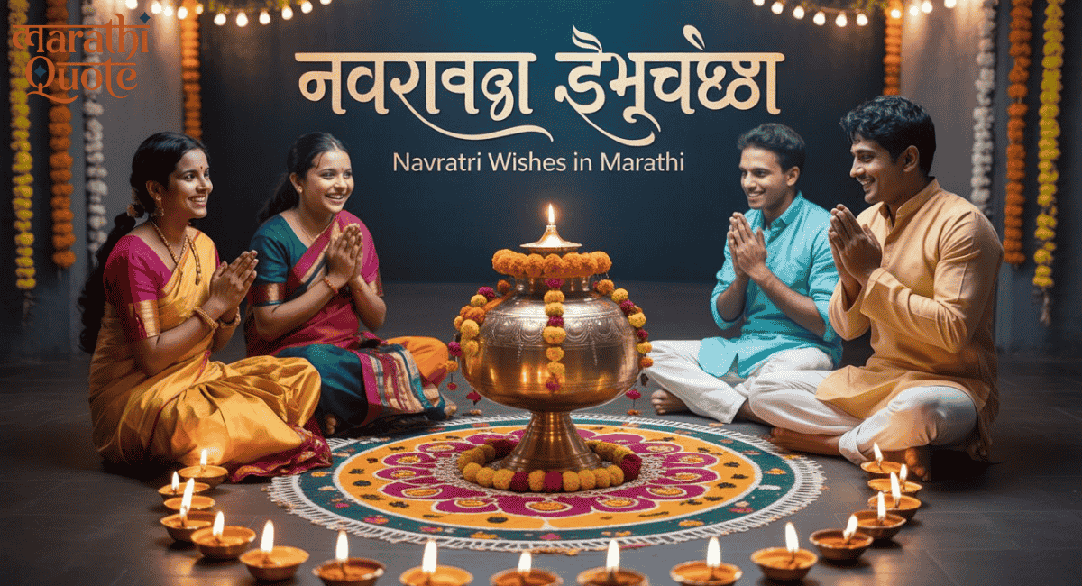 Navratri Wishes In Marathi – नवरात्र उत्सवाच्या शुभेच्छा