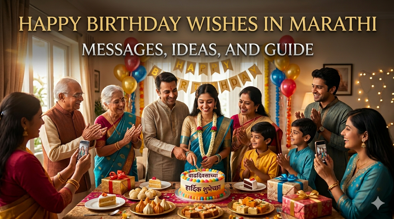 Happy Birthday Wishes in Marathi – The Most Complete Guide, Messages & Ideas in Hindi