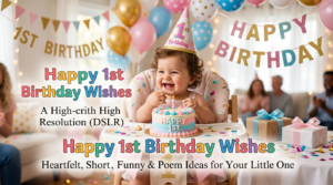 Happy 1st Birthday Wishes: Heartfelt, Short, Funny & Poem Ideas for Your Little One