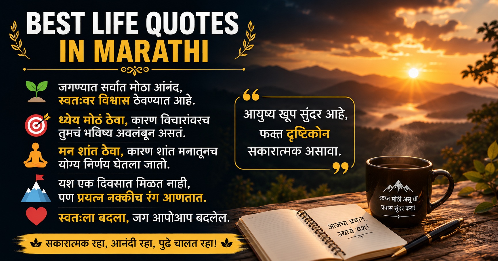 150+ Best Life Quotes in Marathi: Inspirational Quotes to Motivate Your Life