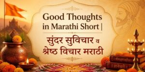 200+ Unique Good Thoughts in Marathi Short | सुंदर सुविचार व श्रेष्ठ विचार मराठी
