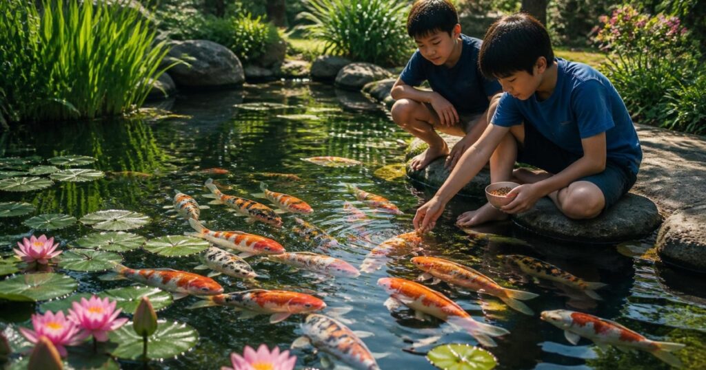 Fish Pond Messages in Marathi For Boys
